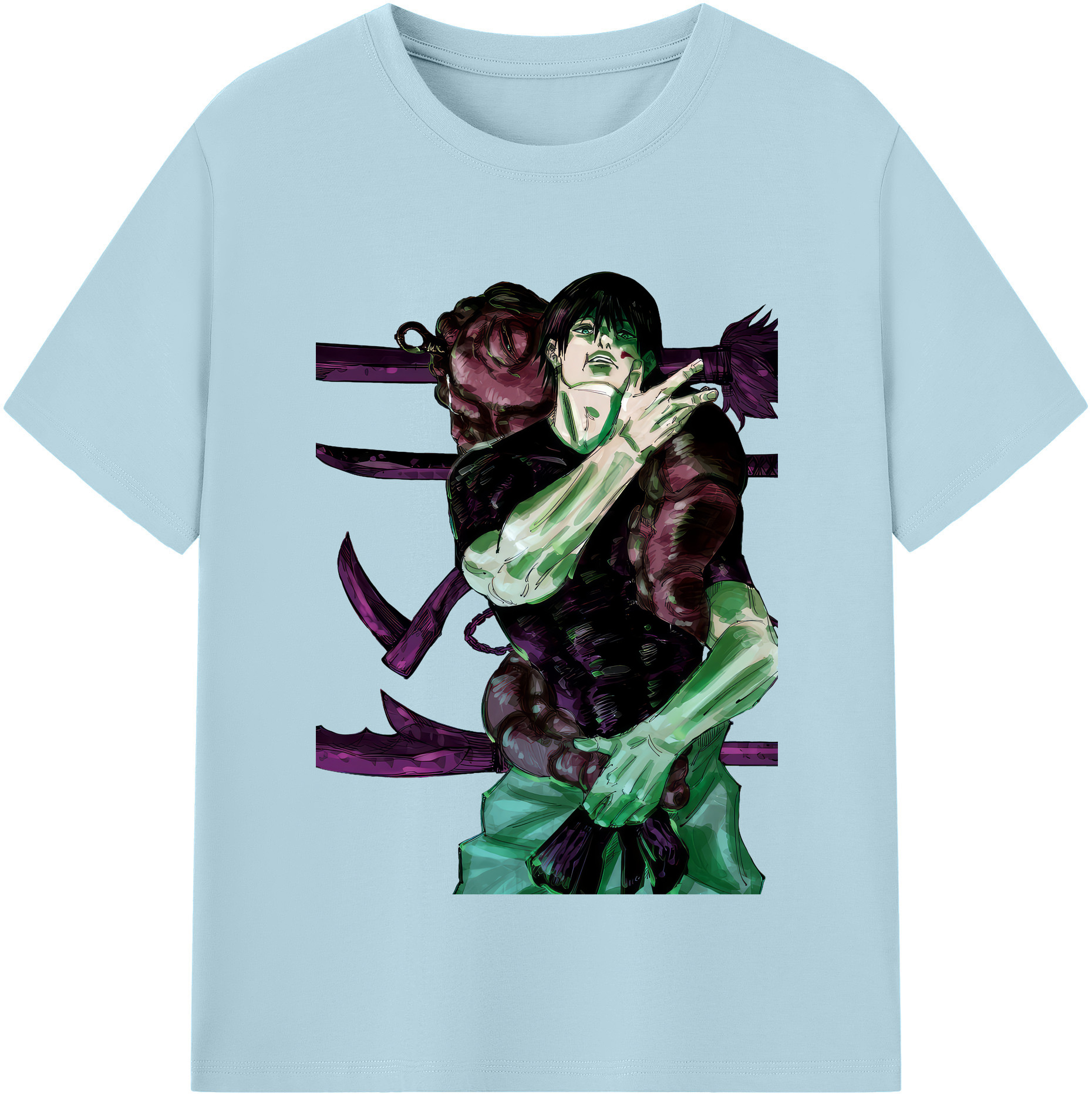 （画像用） 呪術廻戦 Jujutsu Kaisen 綿100％半袖Tシャツ（フロントプリント）